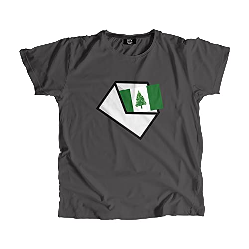 T-shirt Norfolk Island Mail unisexe en coton confortable