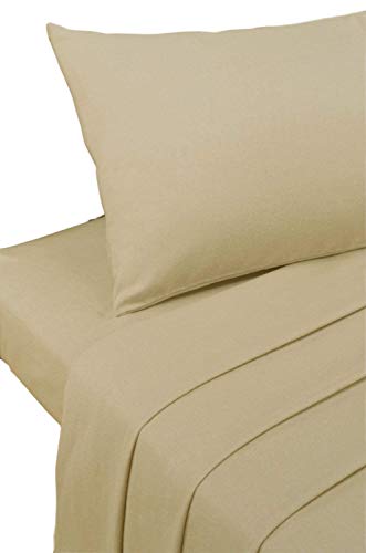 Bedding Heaven 2 '15,2 cm Percale Drap-Housse. Biscuit. Idéal pour lit superposé, Petit lit Simple et Une Caravane Cover