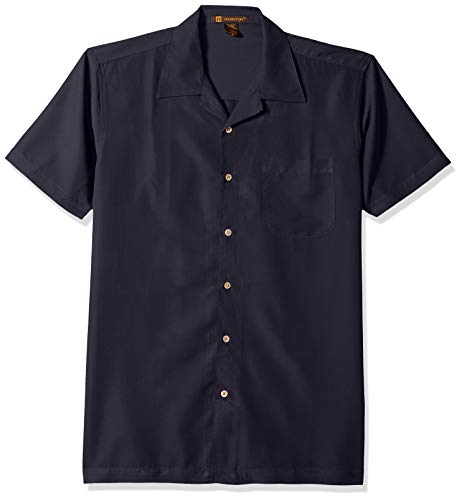 Chemise barbados homme navy 3X harstandard texturée chic