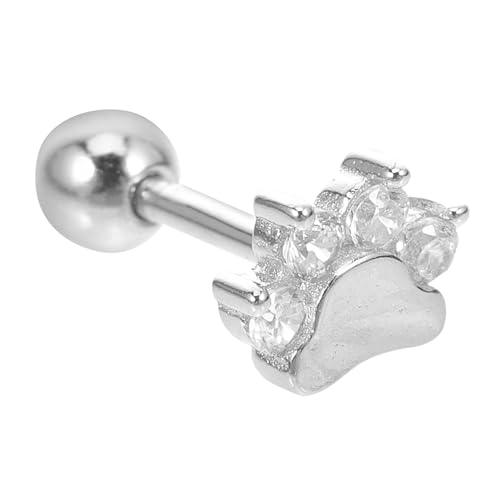 Boucles d'oreilles patte de chien pour la mariée et soirées chic