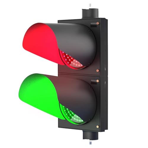 Semáforo LED de 200 mm para muelles de carga y gestión de camiones en almacén industrial 2