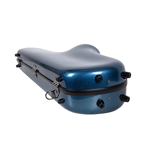 Crossrock Fiberglass Case Fits For Alto Saxophone With Removable Shoulder Straps-Blue(Crf1020Asbl) #TOP4