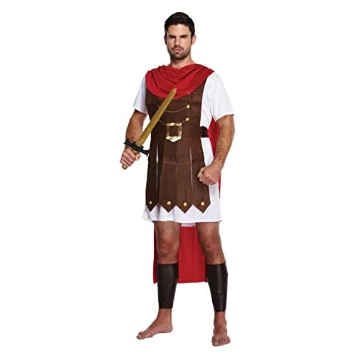 Hombre Adulto Romano General Gladiador Espartano Luchador Disfraz U36403