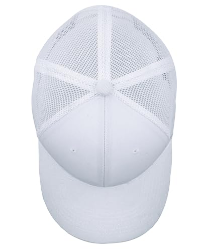 Image of Gelante Mesh Trucker Baseball Cap Snapback Hat Structured Front Panel