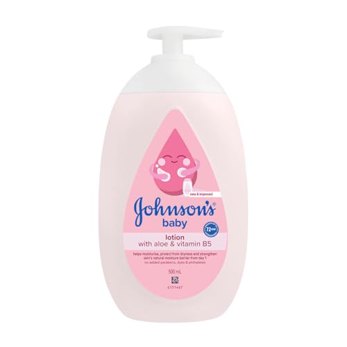 Johnson's Baby Lotion | 100% Natural Plant Oil Based | 24H Moisturized & Soft Skin | 500ml