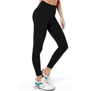 Buttery Soft High Waisted Tummy Control Workout Leggings for Women 25“-28”