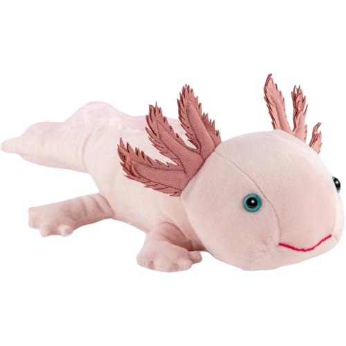 Preisvergleich Produktbild Carl Dick Axolotl (Lurch, Molch, Salamander, Wasserdrache, Wassermonster), Plüschtier, Kuscheltier ca. 33cm 3502