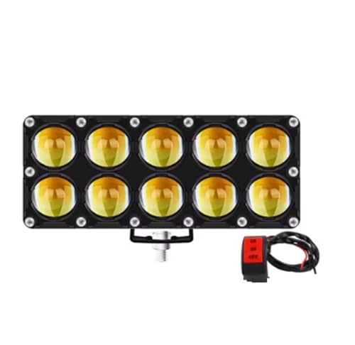 Projecteur auxiliaire de moto à lentille 10 LED 12V pour vos road-trips nocturnes