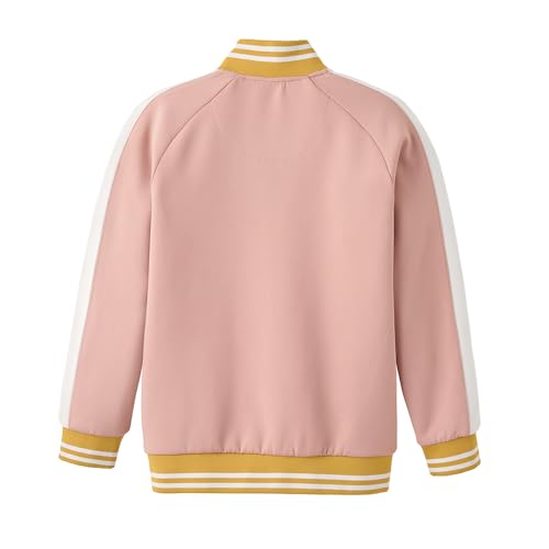 Cinnamon Girl Tracksuit Bomber Jacket Girls Golf Outfit with Pockets UPF50+ for Tweens and Teens 8-18 Years Old3