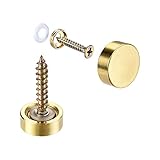 sourcing map 20 Stück Kappenverschlüsse Spiegelschrauben 14mm/0,55