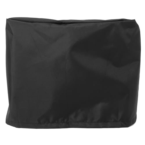 GALPADA Cubierta para Máquina de Hielo Portátil de Poliéster Negro, Protector para Máquina de Hielo Pequeña de Fácil Almacenamiento para Encimeras y Electrodomésticos Pequeños