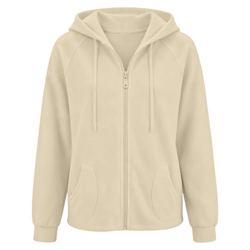 Zip Up Hoodie Women 2026 Y2k Casual Sweatshirt Oversized Long Sleeve Fall Winter Comfy Track Jackets with Pockets - image 5
