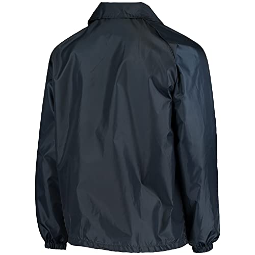 Image of Men's Royal Buffalo Bills Coaches Classic Raglan Full-Snap Windbreaker Jacket
