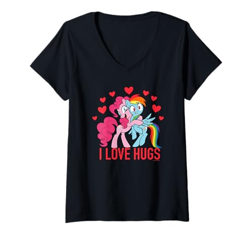 T-shirt col V Mon Petit Poney femme : cadeau Saint-Valentin idéal