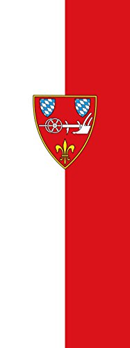 Drapeau Straubing anti-enroulement drapeau portrait robuste 400x150cm - 2