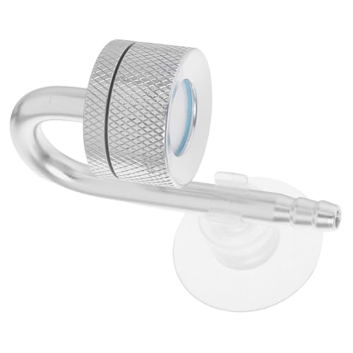 SEWOART アルミニウム 水槽 Co2 ディフューザー 再利用可能 Co2 バブル 魚 Co2 水 草 と 水生植物 シルバー