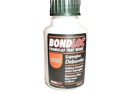 SUPER GLUE REMOVER DEBONDER CLEANER LARGE 20ML BOTTLE