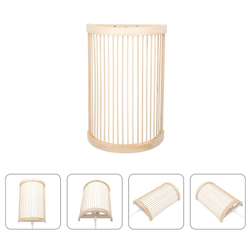 Lámpara de pared tejida de ratán beige para luz de noche e interior 5