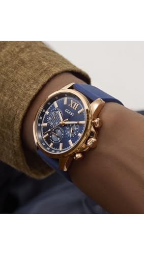 Image of GUESS Walker Analog Watch for Men with Round Dial & Water Resistant Man's Wrist Watches