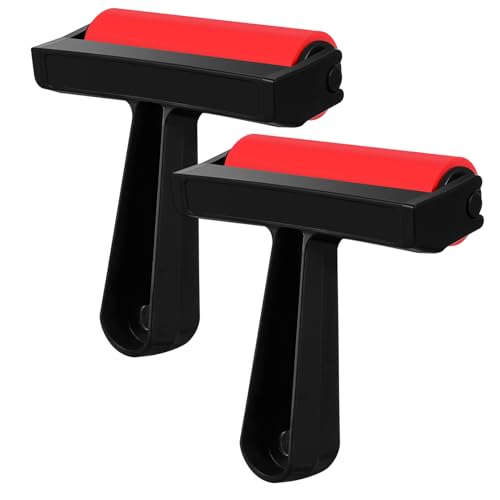 VILLCASE Red Foam for Boys and Girls Printmaking for Children Tools Multi-Function Roller