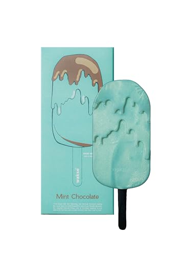 Wakse Mint Chocolate Hard Wax Pop, 4.5oz, For Face and Body Hair Removal, Stripless, Chocolate Scented