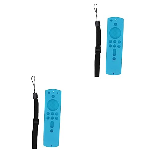 Mikikit 2 Sets Tv-Controller-Abdeckung Für 4k Schutzhülle Fernbedienung Zubehör Hängeseil Einfache Installation