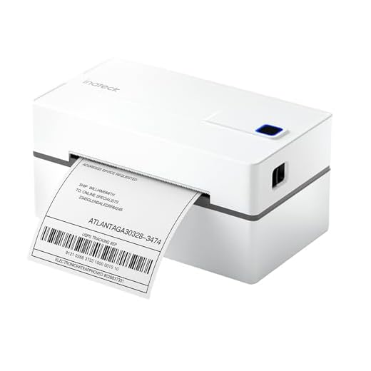 Inateck Bluetooth Thermal Label Printer, Wireless 4x6 Shipping Label Printer for Shipping Packages, Compatible with iPhone, Android, iPad, Windows, MacOS, Chrome, USPS
