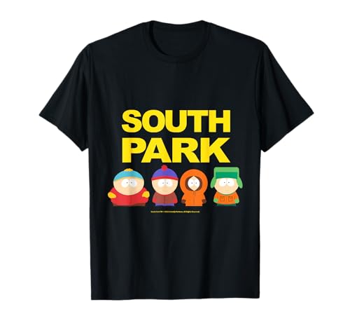 Logotipo de South Park Gang Debajo Camiseta