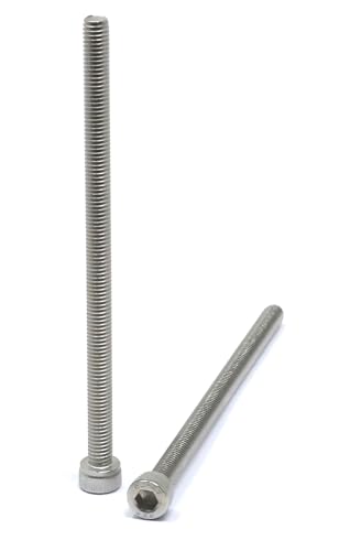 Image of iexcell 20 Pcs M5 x 90mm Thread Pitch 0.8 mm Stainless Steel 304 Hex Socket Head Cap Screws Bolts Kit