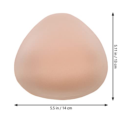 SAFIGLE Almofadas de enchimento de sutiã de algodão para mama, esponja de ventilação para mastectomi