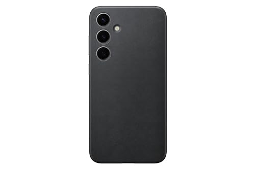 Étui en cuir synthétique pour smartphone S24+ Samsung Hochuen noir housse fine