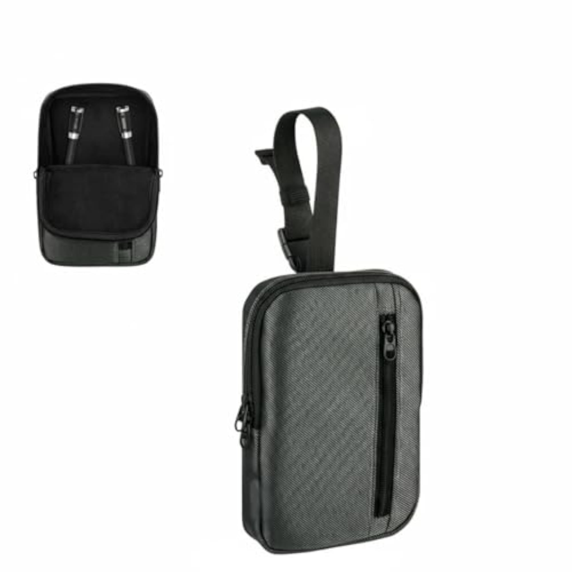 Portable Power Bank Carry Bag, Shielded Headphone Storage