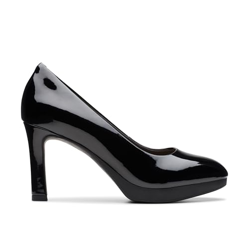 Clarks Collection Women's Ambyr 2 Braley Pump, Black Patent Synthetic, 9.5 Medium US by Clarks - Used condition - Image 2