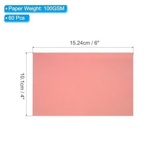 PATIKIL 60 folhas de papel de velino 10 x 15 cm, papel translúcido para impressão de 100 g/m² para i