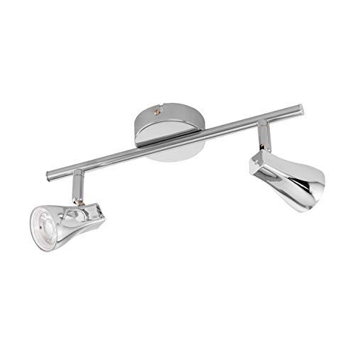 Preisvergleich Produktbild EGLO TIBERIO Spot, Deckenleuchte 2-flammig, Stahl, 3 W, chrom