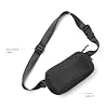 URBAN ARMOR GEAR UAG 1-Liter Sling Bag - Rugged Ration Hip Pack Waist Bag Adjustable Strap Zippered Compartment for Travel, Standard Issue Black