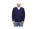 [POLO RALPH LAUREN] (ポロ ラルフローレン) メンズ ウォッシャブル メリノウール Vネック セーター 0102993-L-NAVY [並行輸入品]
