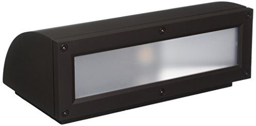 WAC Lighting WS-W20506-BZ Scoop LED Outdoor Wall Light Fixture, One Size, White/Bronze