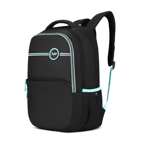 Image of Skybags Thrive 17 Inch Compatible Laptop Backpack 30L | 3 Compartments with Quick-Access Front Pocket | Padded Back Panel & Side Bottle Pockets | Office & Travel Backpack for Men & Women