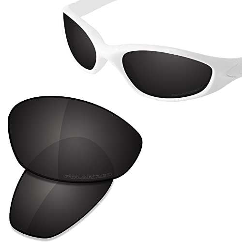 Image of SAUCER Premium Replacement Lenses for Oakley Minute 2.0 Sunglasses High Definition - Carbon Black Polarized