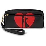 ペンケース 鉛筆ケース PU革 大容量 バレンタイン ホワイトデー バレンタインデー ギフト レッド 筆箱 高校生 おしゃれ 化粧ポーチ 収納 小物入れ 中学生 小学生 男子 女子 かわいい 人気 多機能 オフィス用 プレゼント用