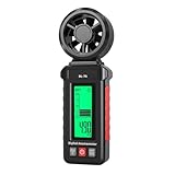 Anémomètre portable professionnel avec vitesse d'échantillonnage de 0,5 s et design léger adapté pour une mesure précise du vent, jauge du vent, appareil de mesure de la vitesse