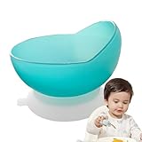 Cuenco de pala, plato y tazón | Plato de pala a prueba de fugas - Plato apto para microondas y lavavajillas para personas mayores - Vajilla adaptable para apoyar b