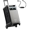Anker SOLIX F3800 Plus Portable Power Station (2025 NEW) and 240V Generator Input Adapter, 3,840Wh, 3,200W Solar Input, Generators for Home Use, Works with Generator, For Power Outages and Emergencies