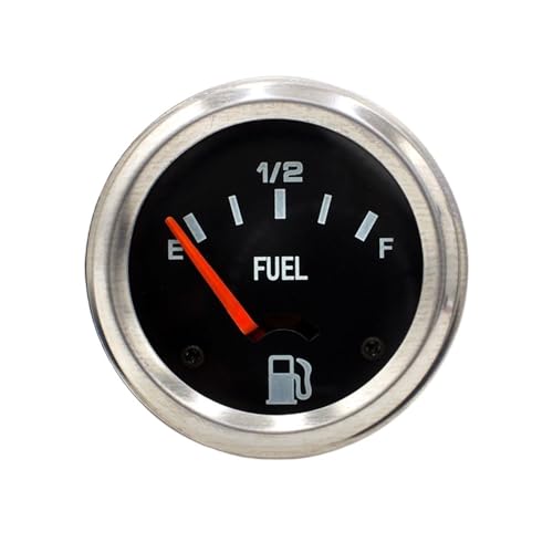 Medidor de nivel de combustible de 52mm y 12V con esfera de 2 pulgadas para coche BX101086