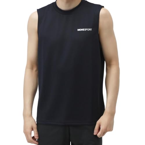 [デサント] ノースリーブ 機能 シャツ ノースリーブ スポーツウェア メンズ M メンズ ネイビー