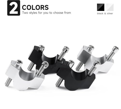Adaptador de abrazadera para elevador manillar motocicleta ADV 150 160 350 negro 3