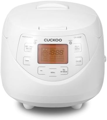 CUCKOO Micom Rice Cooker 6 Cup Uncooked / 12 Cup Cooked, Korean F...