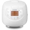 CUCKOO Micom Rice Cooker 6 Cup Uncooked / 12 Cup Cooked, Korean Fuzzy Logic Rice Cooker with Delay Timer & Keep Warm Setting, Versatile Food Steamer with Non-Stick Inner Pot, White (CR-0633F)