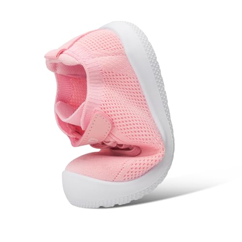 Kids Boys Girls Tennis Shoes Breathable Walking Sneakers Shoes with Hook and Loop-1157 B4